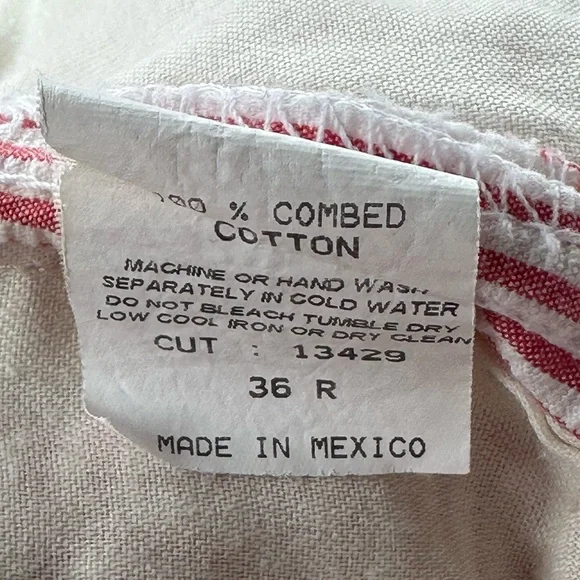 BERLE Men’s Red & White All Cotton Seersucker Flat Front 5” Alabama’ Shorts - 36 - Picture 8 of 11